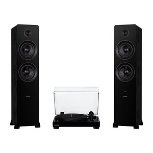 Fluance RT81 Elite High Fidelity Vinyl Turntable and Ai81Powered 2-Way Floorstanding Tower Speakers - 1 of 4