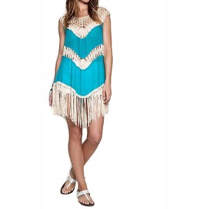 Women's Crochet Fringe Tunic - umgee - 1 of 2