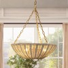 Parrot Uncle 19.7" Farmhouse 3 Light Gold Chandelier - 3 of 4