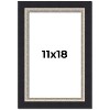 PosterPalooza | Embellished Black Picture Frame - UV Acrylic, Foam Board Backing, Hanging Hardware - 2 of 4