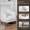 DYHOME Mid-Century Modern Accent Chair, Tufted Upholstered Armchair for Living Room, Bedroom, Set of 2 - 4 of 4