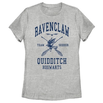 Women's Harry Potter Ravenclaw Quidditch Seeker T-Shirt - Athletic Heather  - 2X Large