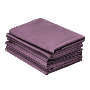 Unique Bargains Restaurant Wedding Banquet Sateen Napkins 20 x 20 Inches 6 Pcs - 1 of 4