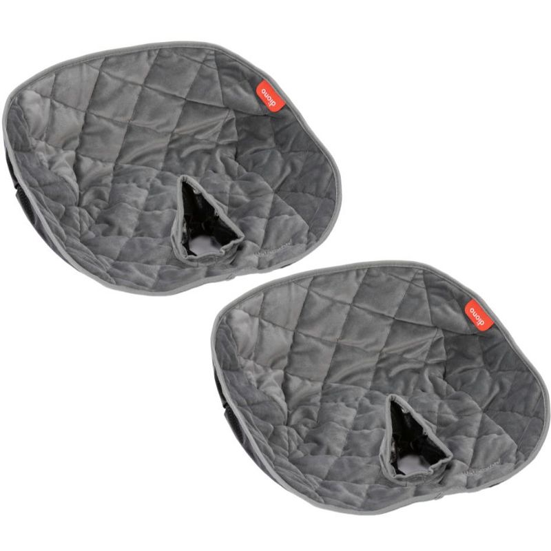 Diono Ultra Dry Seat 2-Pack, Car Seat Pad, Waterproof Liner, High Chair, Car Seats and Strollers, Gray, 1 of 12