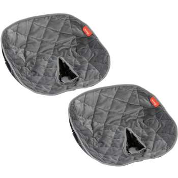 Diono Ultra Dry Seat 2-Pack, Car Seat Pad, Waterproof Liner, High Chair, Car Seats and Strollers, Gray