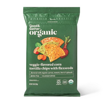 Organic Veggie Tortilla Chips - 10oz - Good & Gather™