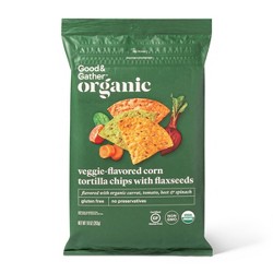 organic blue corn tortilla chips 12oz good & gather ™