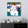 Masterpiece Art Gallery 35"x35" Wade In Da Wata by Synthia Saint James Canvas Art Print: Modern Unframed Vertical Wall Canvas - 4 of 4