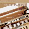 Narrow Fluted Shoe Storage Cabinet with 2 Flip Drawers, a Drawer, Modern Shoe Cabinet for Entryway, Freestanding Hidden Shoe Rack for Small Spaces - 2 of 4