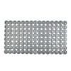 Cameo Non-Slip Bathtub mat, Modern Glaze Design, 27" x 15" Shower Mat with Suction Cups and Water Drain Holes, BPA, LaTeX, Phthalate Free (Grey) - 2 of 4