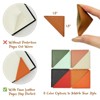 Wrapables Leather Corner Bookmarks, Page Marker, Reading Supplies (Set of 8), Triangles - 2 of 4