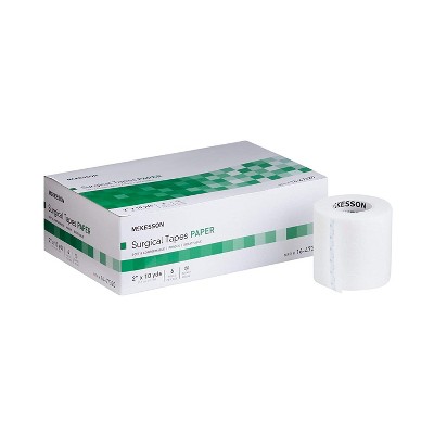 McKesson 16-47320 Medical Tape McKesson Paper 2 Inch X 10 Yard White NonSterile (Box of 6)
