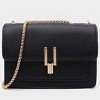 Attop Beige Color-Block Crossbody Bags for Women Leather Cross Body Purses Cute Designer Handbags Shoulder Bag Medium Size - 3 of 4