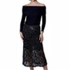 Women's Sequin Leopard Midi Skirt - DESIGN HISTORY - 2 of 4
