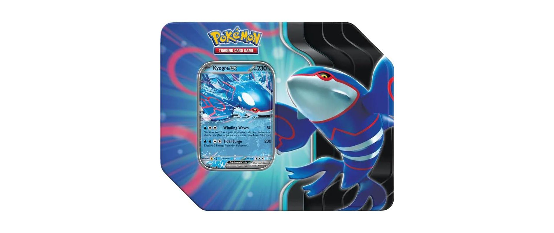 Pokemon TCG: Scarlet & Violet Azure Legends Tin - Kyogre ex (5 Packs)