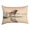 13x18 inch Elk Reflections Pillow – Nature-Inspired Cabin Accent by Manual Woodworkers and Weavers - 2 of 3