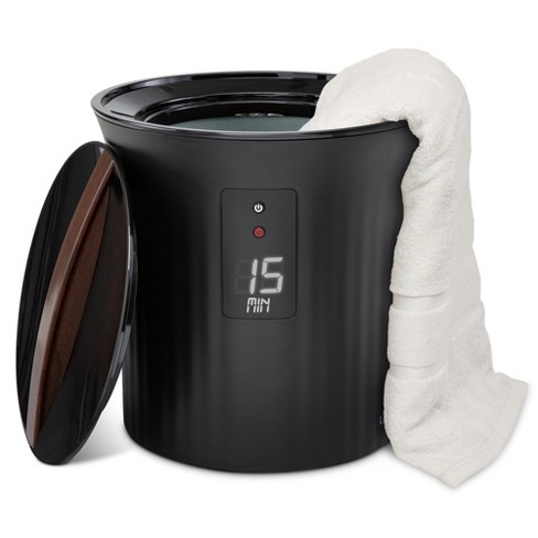 Live Fine Bathroom Towel Warmer, Small Blanket & Towel Heater - Black