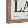 Olivia & May Metal Sign Laundry Wall Decor White: Farmhouse Style, 24-Hour Service, Metalwork Art, Indoor Decor - 3 of 4