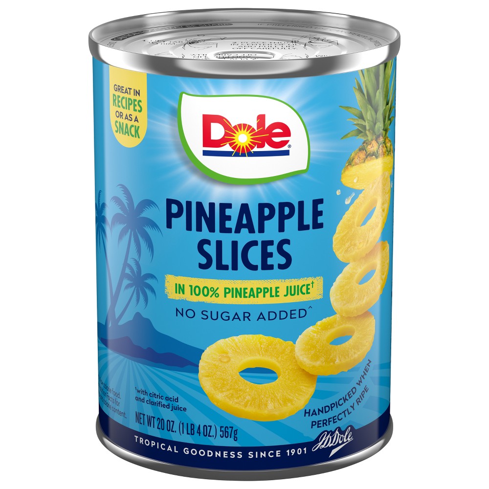 UPC 038900001438 product image for Dole Pineapple Slices in Juice - 20oz | upcitemdb.com