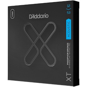 D'Addario XT Phosphor Bronze Acoustic Guitar Strings, Light, 12-53, 3-Pack - 1 of 3