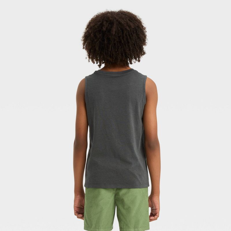 Boys' Washed Muscle Tank Top - Cat & Jack™, 3 of 6