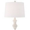 Barnes and Ivy Verona Traditional Shabby Chic 61 1/2" Tall Standing Floor Lamp Skinny Vintage White Living Room Bedroom House Reading Office - 3 of 4