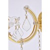 Elegant Lighting Maria Theresa 1 light Chrome Wall Sconce Clear Royal Cut Crystal - 4 of 4