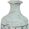 12" Blue And Gold Bud Metal Table Vase - 4 of 4