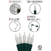 Perfect Holiday 70 LED Indoor/Outdoor Crosshatch Pointed Tip Green Cable Christmas String Lights - 3 of 4
