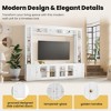Wall Unit Entertainment Center with Bookshelves for TVs Up to 80", Large TV Stand TV Console Media Console with Cabinets - ModernLuxe - 3 of 4