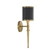 Savoy House Quincy 1 - Light Wall Light in  Matte Black/Warm Brass - 3 of 4