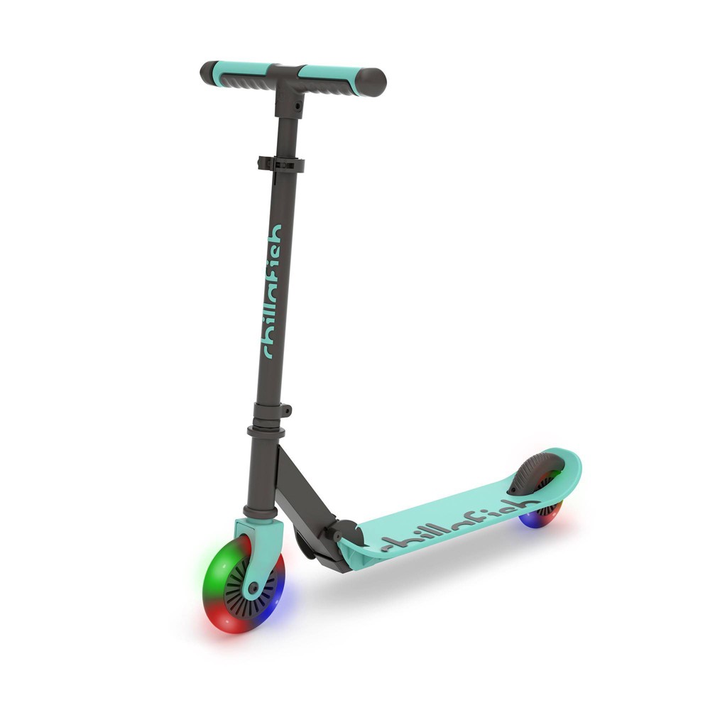 Chillafish Flexxi Glow Foldable Kick Scooter with Integrated Brake - Mint