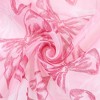 INSPIRE CHIC Women's Bowknot Printed Blended Cotton Small Square Gauze Scarves 1Pc - 4 of 4