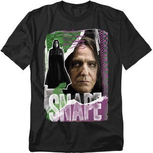Harry Potter Snape Photo Collage Adult T-Shirt - 1 of 4