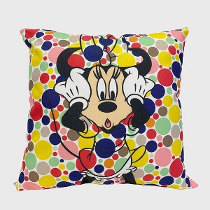 Disney 18" x 18" Minnie Mouse Canvas Outdoor Throw Pillow - 1 of 4