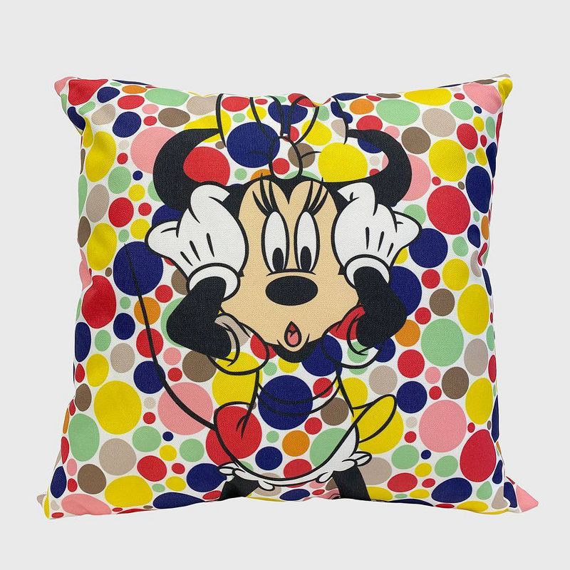 Disney 18&#34; x 18&#34; Minnie Mouse Canvas Outdoor Throw Pillow, 1 of 6