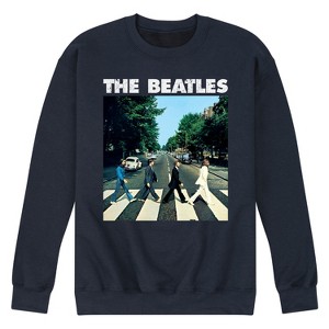 Men's - The Beatles - Abbey Road Album Art Graphic Fleece Sweatshirt - 1 of 4