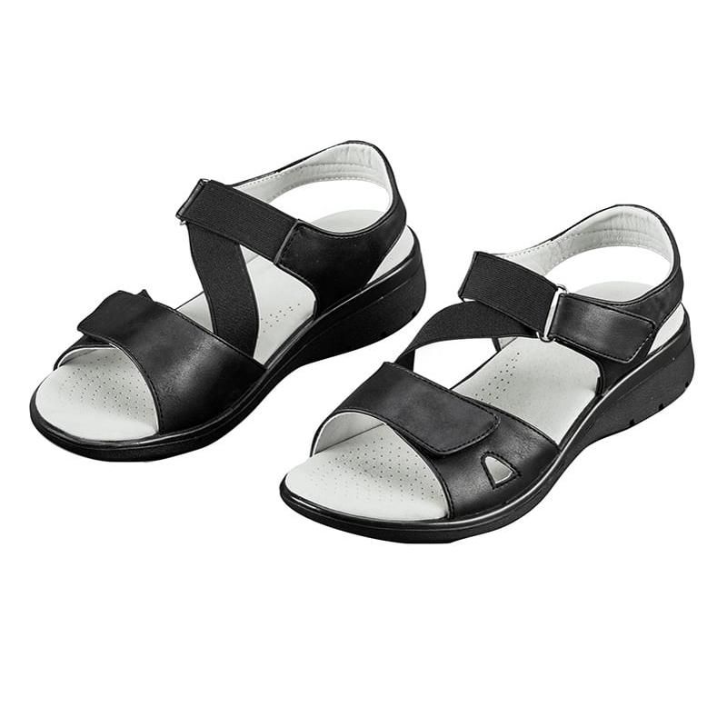 Collections Etc Adjustable Stretch Sandals, 4 of 6
