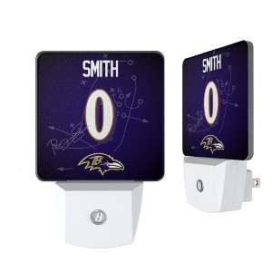 NFL Baltimore Ravens Players Game Tactic Night Light 2-Pack - 1 of 4