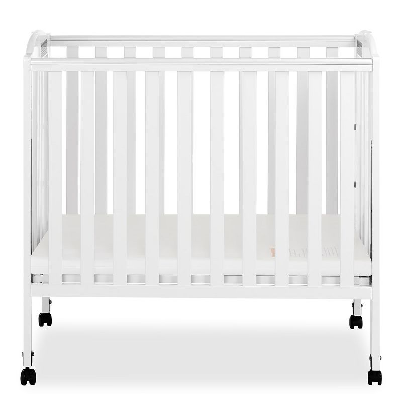 Dream On Me 3 in 1 Portable Folding Stationary Side Crib, 1 of 13