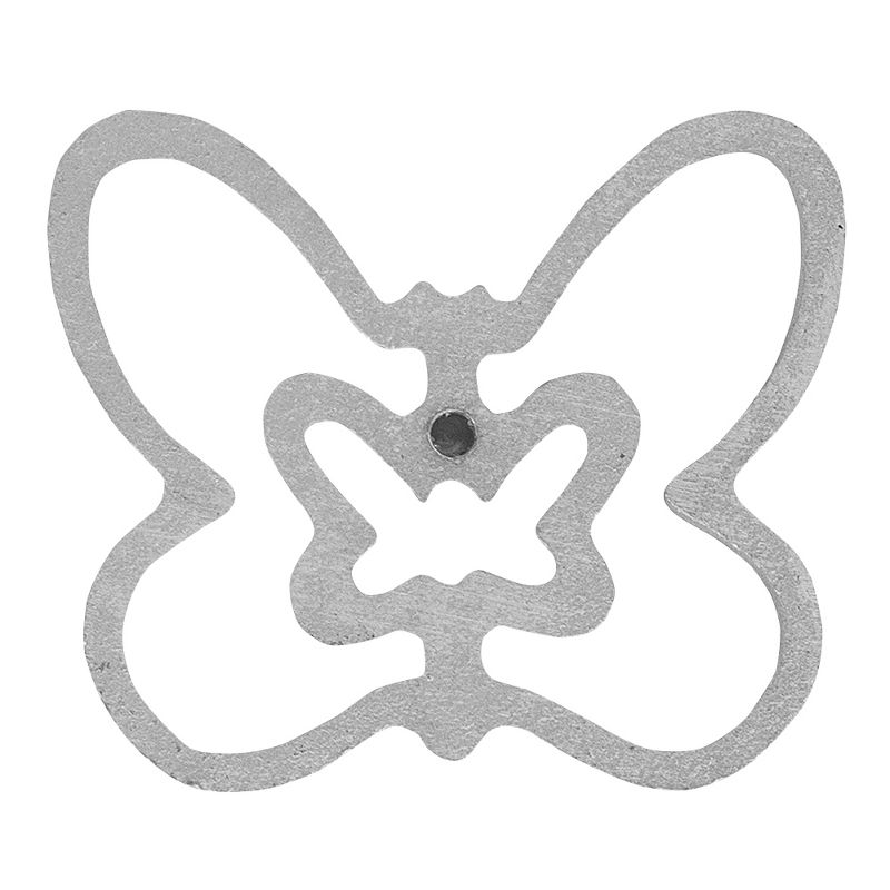 O'Creme Rosette-Iron Mold, Cast Aluminum 2 in 1 Butterfly Shape, 2 of 3