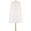 Possini Euro Design Paige 28 1/2" Tall Skinny Buffet Console End Table Lamp Pull Chain Gold Brass Finish Metal Marble Single Living Room Bedroom - 3 of 4