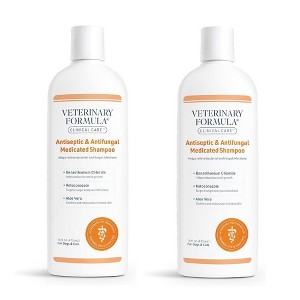 Veterinary Formula Clinical Care Antiseptic & Antifungal Medicated Shampoo for Dogs & Cats, 16 Fl Oz (2 Pack) - 1 of 4