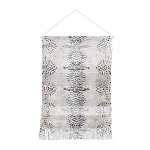 22"x31.5" Holli Zollinger French Eris Wall Hanging Portrait Gray - Deny Designs: Bohemian Decor, Polyester Yarn, Vertical Tapestry - 1 of 4