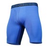 Sheath V Colossus Men's 8" Sports Performance Boxer Brief - Blue. - 3 of 4