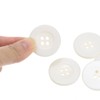 Unique Bargains Resin Snap Fastener Round Flat 4-Hole Sewing Buttons 10 Pcs - 4 of 4