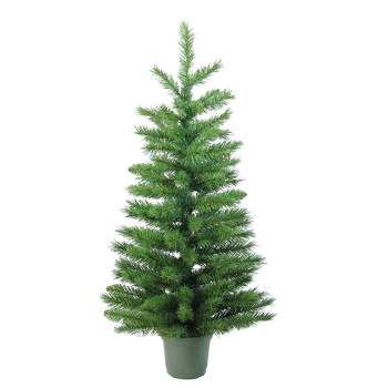 Northlight 3' Unlit Potted Artificial Christmas Tree Medium Norway Spruce