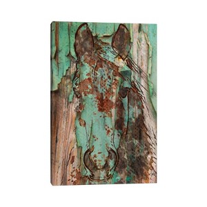 Green Horse by Irena Orlov Unframed Wall Canvas - iCanvas - 1 of 4