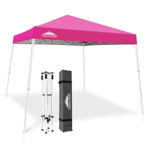 EAGLE PEAK Slant Leg Pop-up Canopy Tent Easy One Person Setup Instant Outdoor Beach Canopy Folding Portable Sports Shelter - 1 of 4