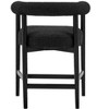 New Pacific Direct Keanu Boucle Counter Stool Black Legs - 4 of 4